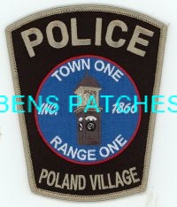 OHIO,POLAND VILLAGE POLICE 1